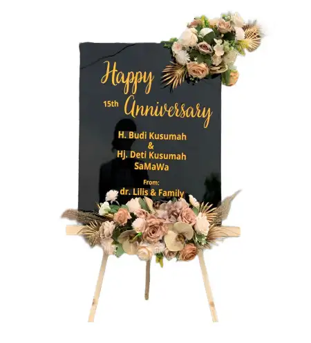 Papan Bunga Akrilik Tubo