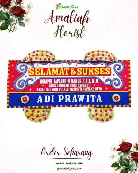 Papan Bunga Ucapan Selamat Tubo